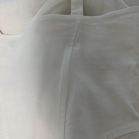 Zara White Bustier Tank Top - Picture 6 of 7